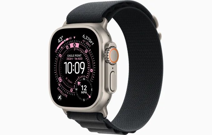 Apple Watch Ultra 3 - 3 ceintures Tissu & Metal