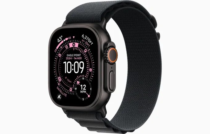 Apple Watch Ultra 3 - 3 ceintures Tissu & Metal