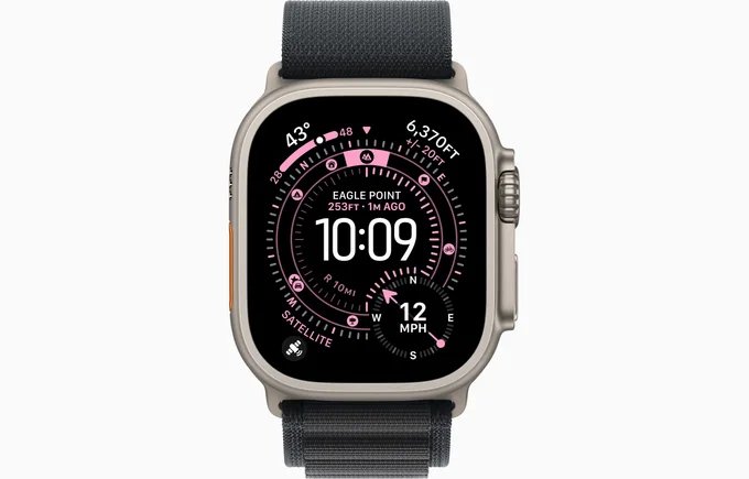 Apple Watch Ultra 3 - 3 ceintures Tissu & Metal