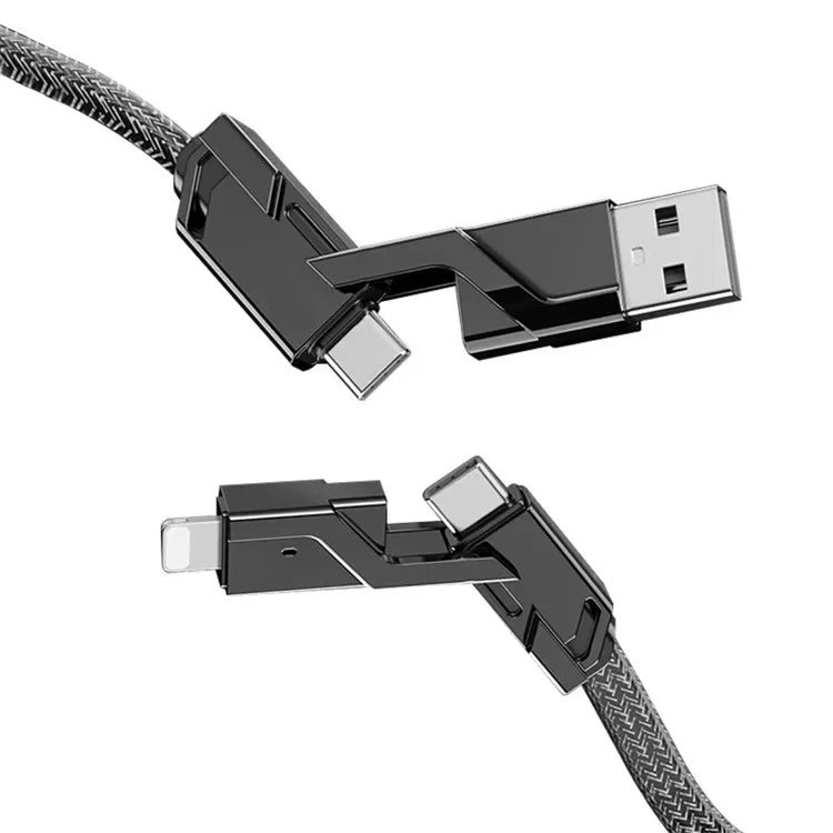 Câble USB 4-en-1 Plustar PL-435 - Charge Rapide 100W