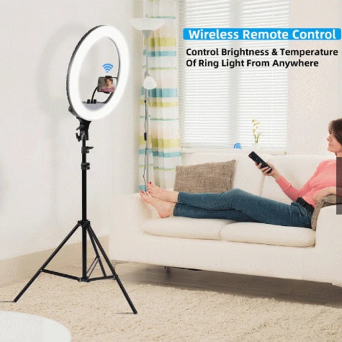 Ring Light 45cm RL-18 avec Trépied et Télécommande