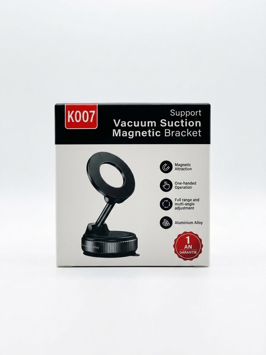 Support Magnétique à Ventouse pour Téléphone Voiture K007