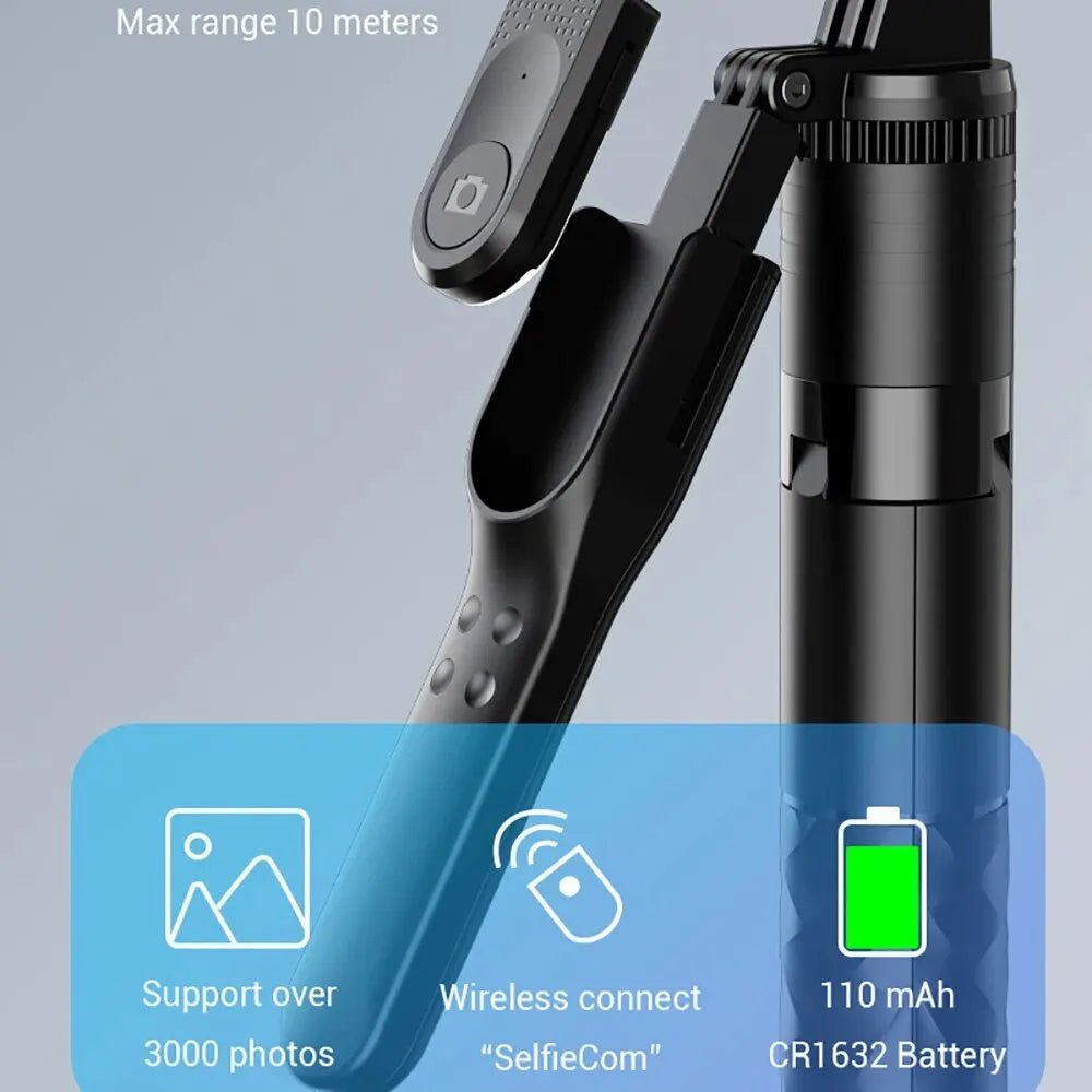 K28P Selfie Stick Trépied 175cm avec Télécommande Sans Fil